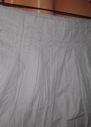 Хлопок100% юбка серая короткая котоновая 10uk esprit км1793 с двумя удобными карманами по бокам10 фото