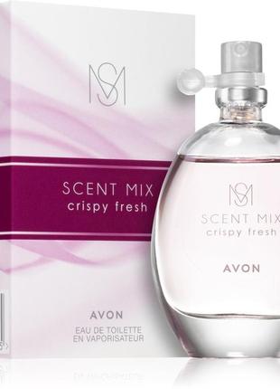 Туалетна вода avon scent mix crispy fresh.