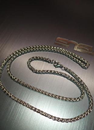 Підвіска цепочка ланцюжок з нержавіючої сталі золото срібло чокер кольє кулон