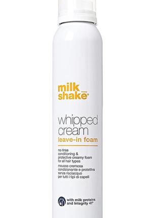 Мус-крем для волосся milk shake leave-in treatments conditioning whipped cream 200мл tm milk shake