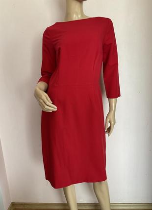 Красное базовое платье/m- l/ brend nife