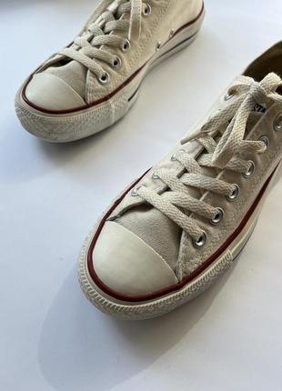 Converse chuck taylor all star ox бежевые кеды, размер 37,54 фото