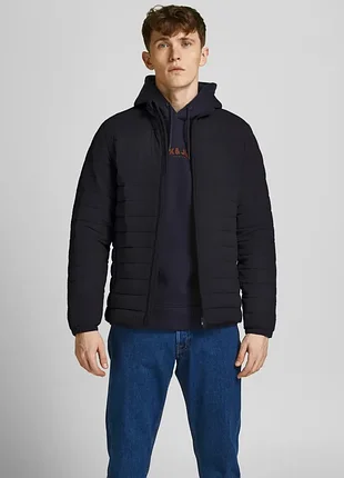Куртка jack & jones recycle puffer black