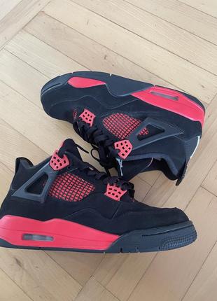 Retro jordan 4 red thunder1 фото