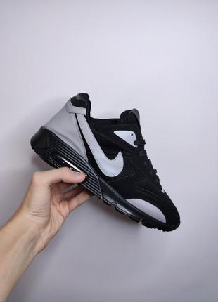 Стильні ядові кросівки nike air max 90 silver-black