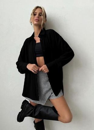 Шовкова сорочка блуза легка довгий рукав оверсайз шовк атласна широка класична5 фото