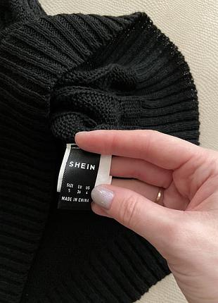 Джемпер жилетка вʼязана чорна кофта h&m zara primark shein george5 фото