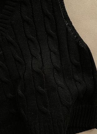 Джемпер жилетка вʼязана чорна кофта h&m zara primark shein george4 фото