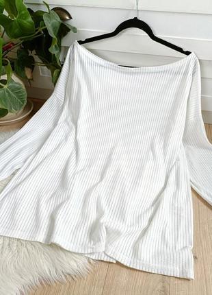 Красивая белая блуза от boohoo, размер 5xl