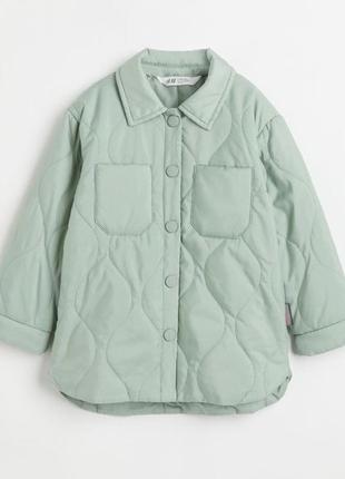 H&m термокуртка-сорочка з водовідштовхуючим покриттям