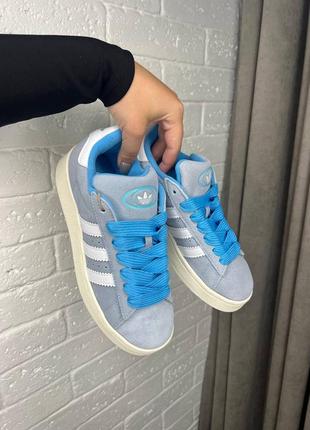 Жіночі кросівки adidas campus blue white