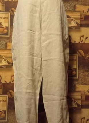 Dieter heupel винтажные льняно-шовочные брюки в стиле бохо,р.422 фото