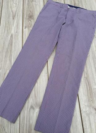 Брюки клетчатые в клетку zara стильные актуальные тренд штаны