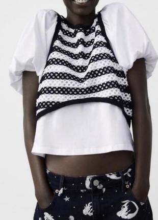 Блуза рубашка zara