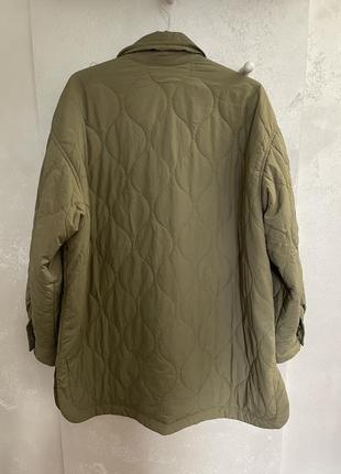 H&m стьобана куртка-сорочка8 фото