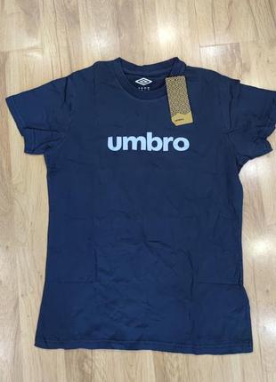 Жіночі футболка umbro, розмір m, темно синій3 фото