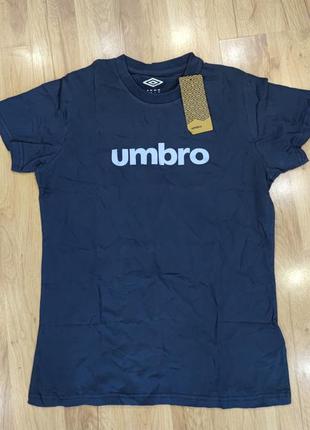 Жіночі футболка umbro, розмір m, темно синій2 фото