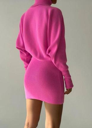 🐚 4 цвета! теплый ангоровый костюм: свитер и юбка в длине мини2 фото