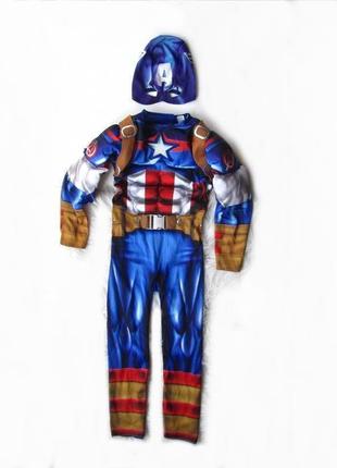 Карнавальний костюм косплей cosplay з маскою капітан америка captain america hallowee marvel