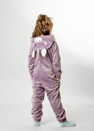 Теплый махровый детский кигуруми 98-164см, единорог радужный, леди баг, теплая пижама комбинезон, махровая пижама8 фото