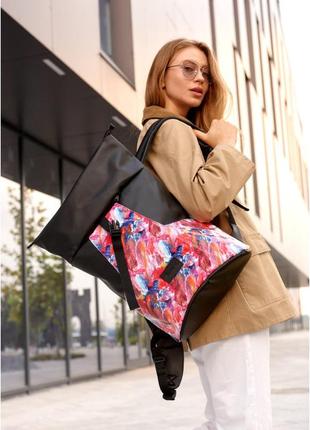 Рюкзак ролл sambag унісекс rolltop kqn  принт "kvarel"9 фото