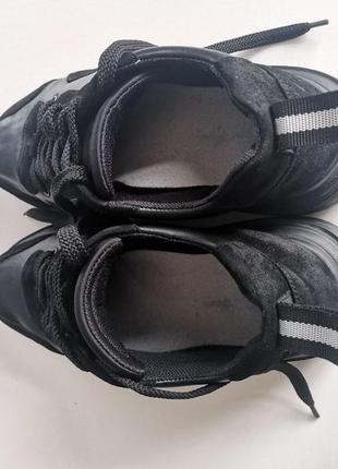 Кросівки gem shoes |40 |26 см| з натуральної шкіри чорні8 фото