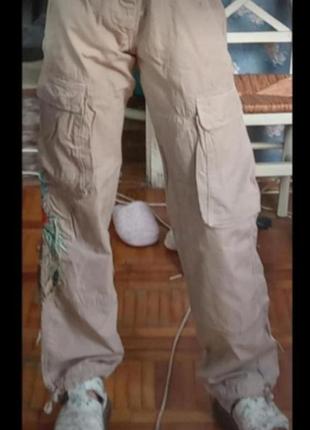 Новые карго штаны коттоновые италия4 фото