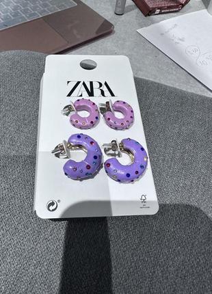 Сережки zara