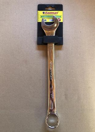 Ключ гаечный комбинированный 27х27мм full polish eastman
