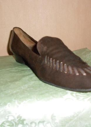Лофери 40,41 розмір, австрія, туфлі, мокасини, замша та шкіра натуральна3 фото