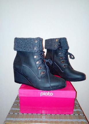 Сапоги, полусапожки, ботинки с отворотом, plato