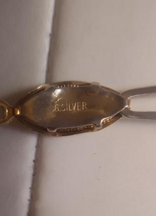 Pat.p g.silver ожерелье из искусственных жемчугов винтаж 50х годов6 фото