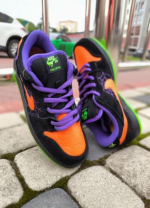 Кроссовки nike sb dunk halloween 4