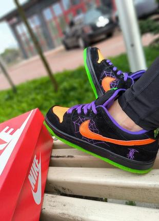 Кроссовки nike sb dunk halloween 5