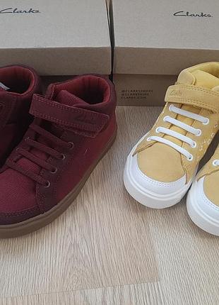 Хайтопи clarks для дівчиеки та хлопчика, розмір 28, 29
