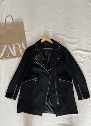 Стильный пиджак тренч zara оригинал
