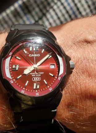 Casio hd кварцовий чоловічій годинник10 фото