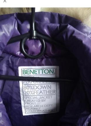 Пуховое пальто united colors of benetton4 фото