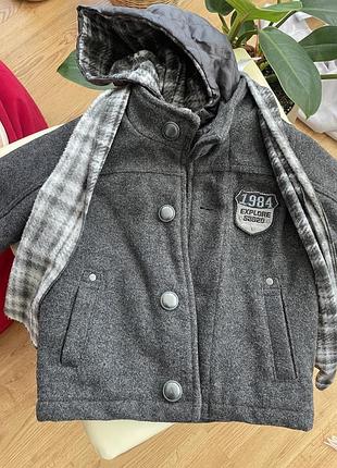 Пальто куртка теплая для мальчика