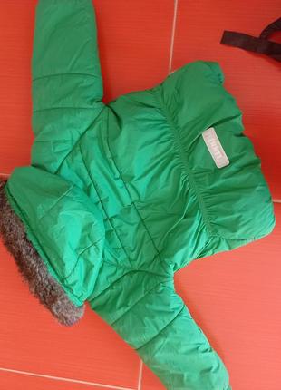 Зимний костюм lenne зеленый куртка брюки3 фото