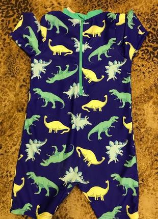 Комбінезон "динозаври", трико, костюм купальний для моря, басейн для хлопчика 2-3 роки2 фото