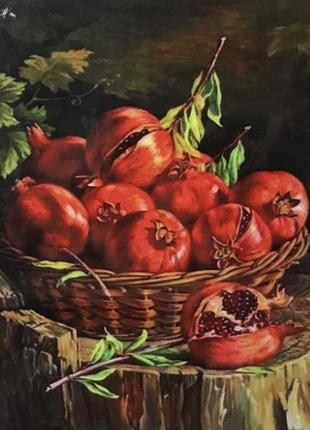 Набір діамантова мозаїка "східний натюрморт""  40*50 на підрамнику