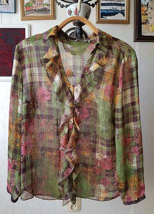 Гарна тоненька блуза з шифону