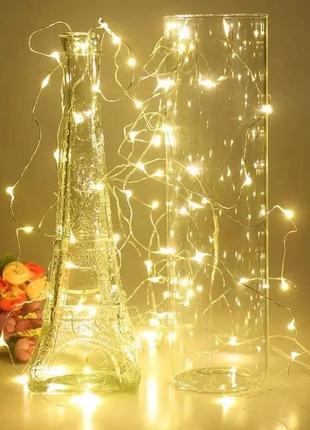 Світлодіодна гірлянда на дроті ціна за два комплекта.