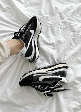 Nike sacai black кроссовки8 фото