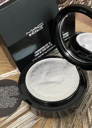 Оригінал тонального крем mac mineralize foundation spf 15 nc35 оригинал тональный крем4 фото