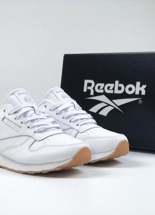 Чоловічі білі кросівки reebok/зимові кросівки для чоловіків/стильні кросівки на зиму для хлопців/спортивне чоловіче взуття5 фото