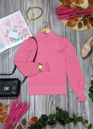 Рожевий тонкий светр із віскози new look #2521