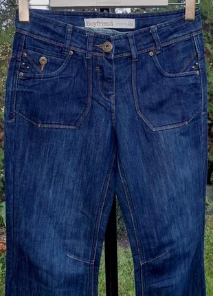 Темно-синие джинсы клеш (маленький)3 фото