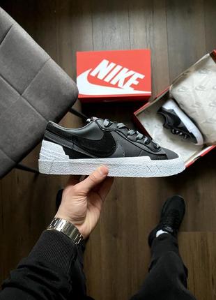 Nike blazer low socai black